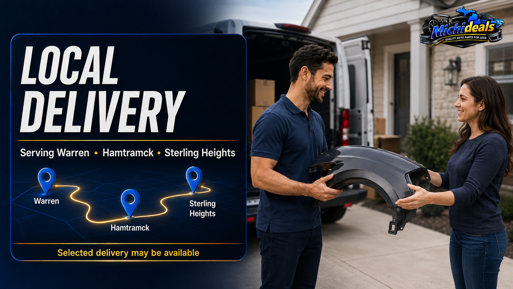 Selected local delivery available